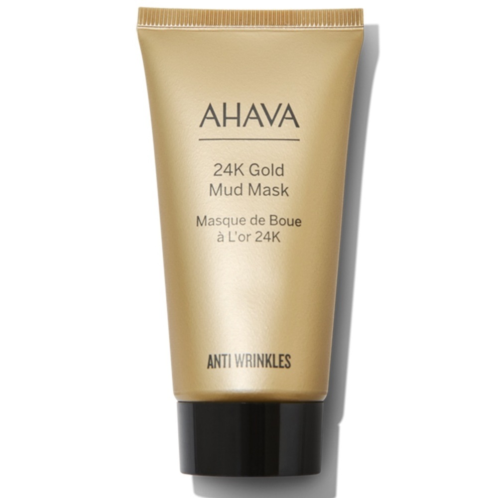 AHAVA 24k Gold Mineral Mud Mask Large Vegan Pregnancy Safe